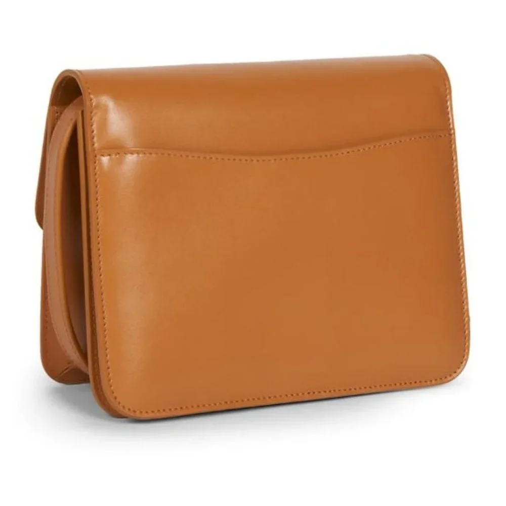 Chloé Kattie Leather Crossbody Clutch Bag Camel Brown - Picture 3 of 13